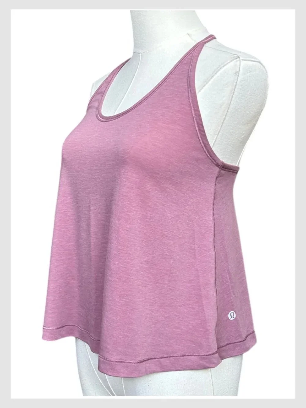Lululemon Love Knot Tank Dusty Pink Mauve Macrame Racerback 4